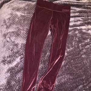 Victoria secret velvet leggings